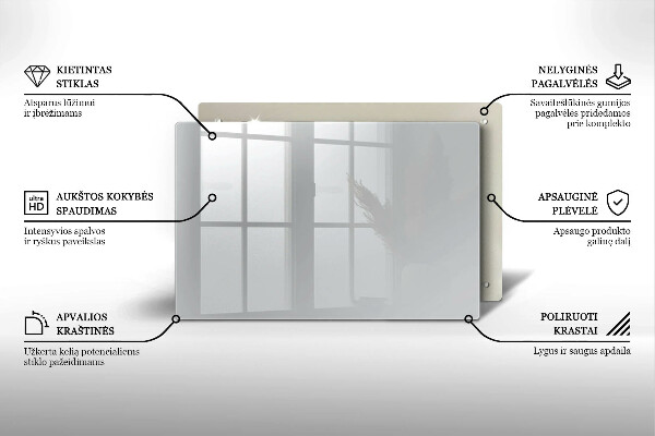 Piastra in vetro per candele tombali in colore grigio