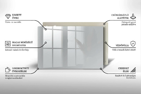 Piastra in vetro per candele tombali in colore grigio