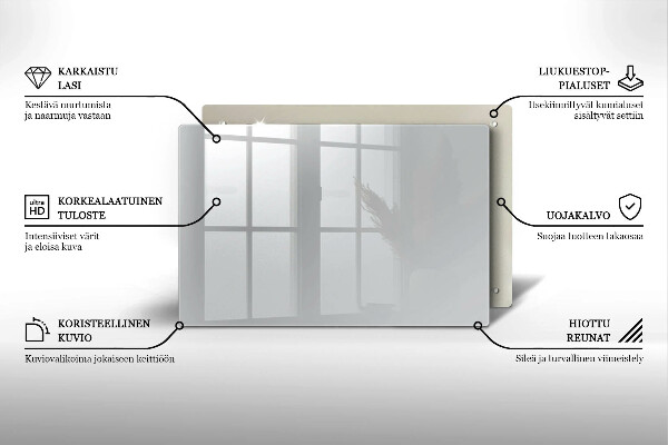 Piastra in vetro per candele tombali in colore grigio
