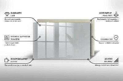 Piastra in vetro per candele tombali in colore grigio