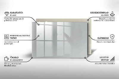 Piastra in vetro per candele tombali in colore grigio