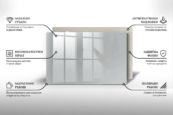 Piastra in vetro per candele tombali in colore grigio