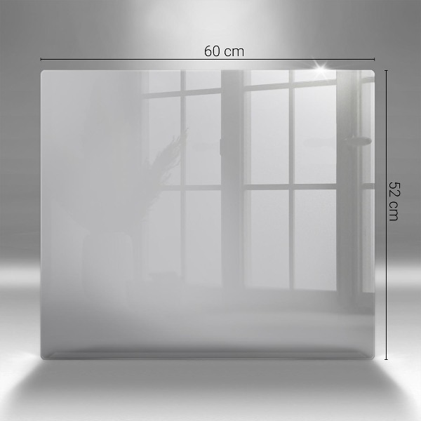 Piastra in vetro per candele tombali in colore grigio