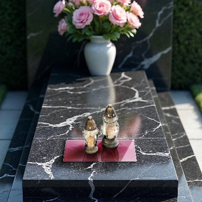 Piatto per candele di colore rosa