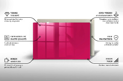 Piatto per candele di colore rosa