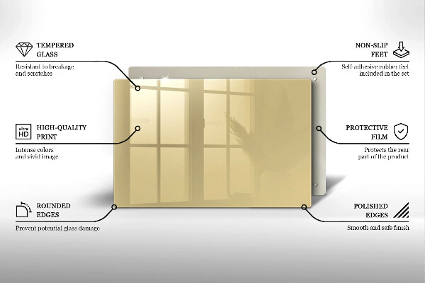 Piastra in vetro per candele tombali di colore beige