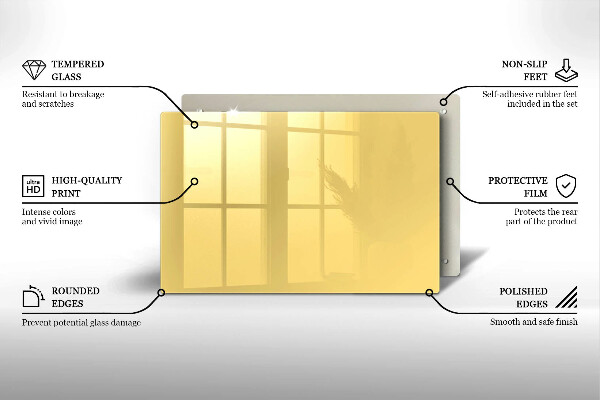 Piatto per candele di colore giallo