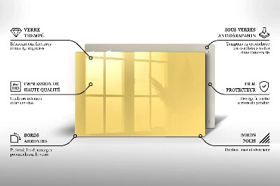 Piatto per candele di colore giallo