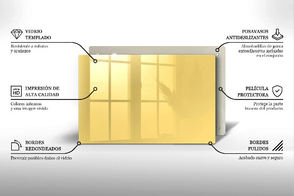 Piatto per candele di colore giallo