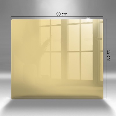 Piatto per candele di colore giallo