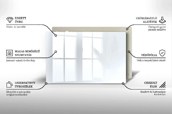Piastra in vetro per candele tombali di colore bianco