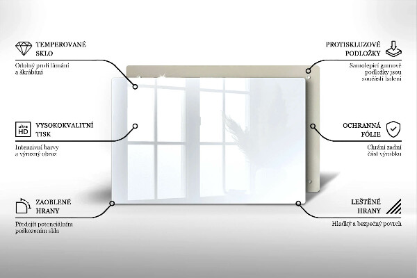 Piastra in vetro per candele tombali di colore bianco