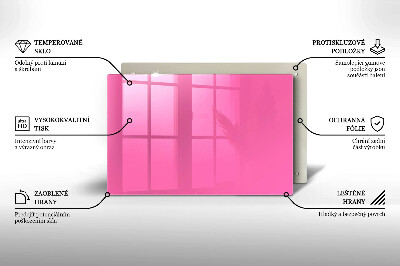 Piatto per candele di colore rosa