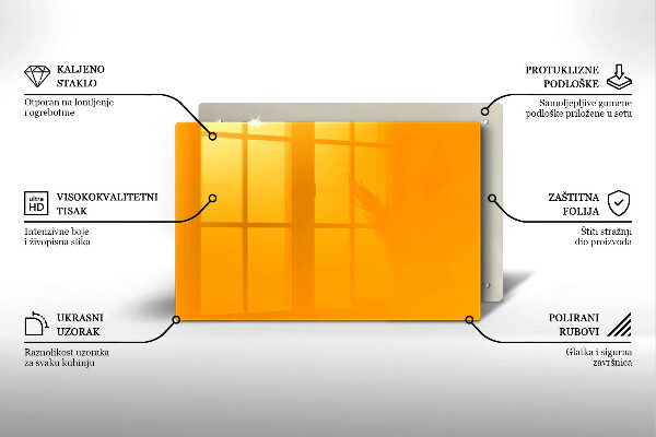 Piatto per candele di colore giallo scuro