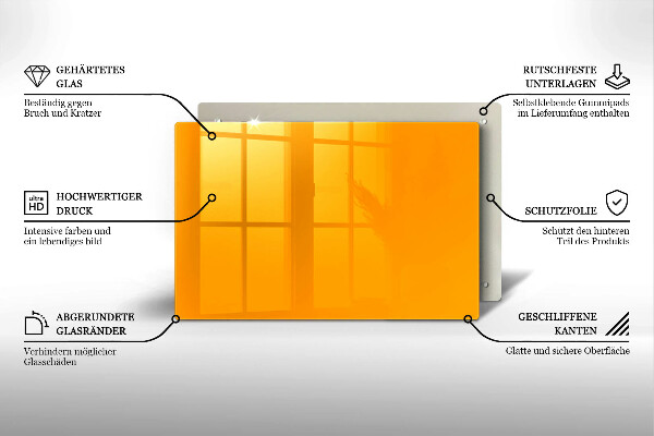Piatto per candele di colore giallo scuro