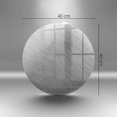 Piatto in vetro per candele con motivo a texture metallica come sfondo