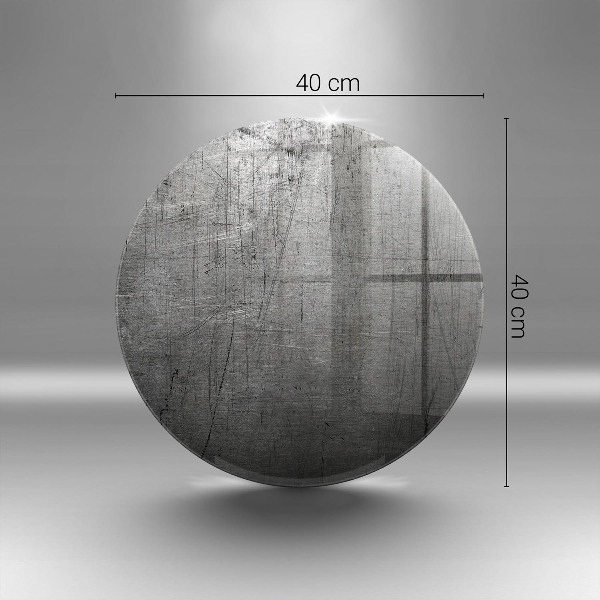 Sottobicchiere in vetro per candele tombali con trattamento del metallo