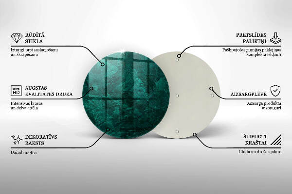 Sottobicchiere in vetro per candele tombali con texture di sfondo in pietra