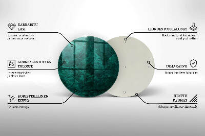 Sottobicchiere in vetro per candele tombali con texture di sfondo in pietra