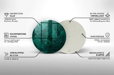 Sottobicchiere in vetro per candele tombali con texture di sfondo in pietra