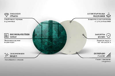 Sottobicchiere in vetro per candele tombali con texture di sfondo in pietra