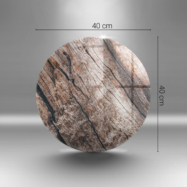 Sottobicchiere in vetro per candele tombali con struttura in legno