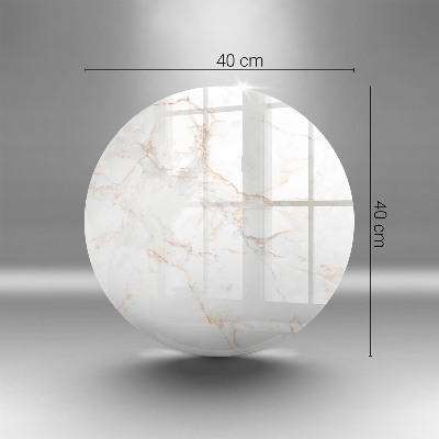 Sottobicchiere in vetro per candele tombali con motivo in marmo elegante