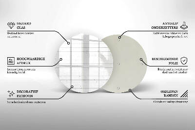 Sottobicchiere in vetro per candele tombali con pannelli luminosi moderni