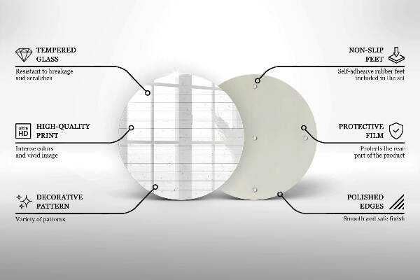 Sottobicchiere in vetro per candele tombali con pannelli luminosi moderni