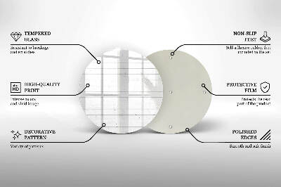 Sottobicchiere in vetro per candele tombali con pannelli luminosi moderni