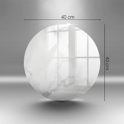 Sottobicchiere in vetro per candele tombali con motivo in stile marmo moderno