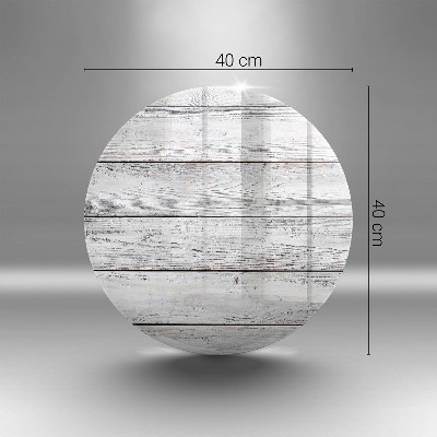 Piatto in vetro per candele con base in legno leggera