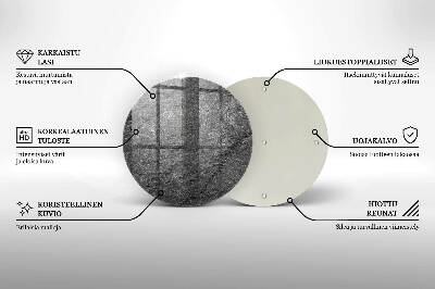 Sottobicchiere in vetro per candele tombali con struttura effetto pietra