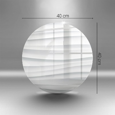 Piatto in vetro per candele con design moderno