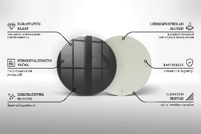 Sottobicchiere in vetro per candele tombali in colore grigio