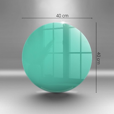 Sottobicchiere in vetro per candele tombali di colore verde