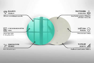 Sottobicchiere in vetro per candele tombali di colore verde