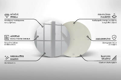 Piatto in vetro per candele di colore grigio