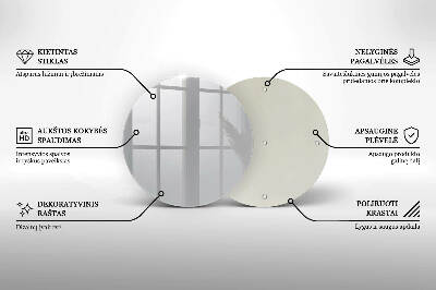 Piatto in vetro per candele di colore grigio