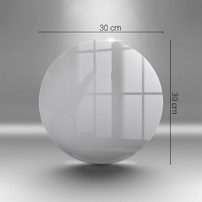 Piatto in vetro per candele di colore grigio