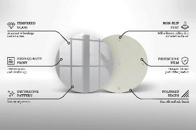 Piatto in vetro per candele di colore grigio