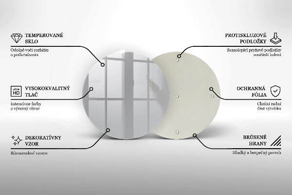 Piatto in vetro per candele di colore grigio