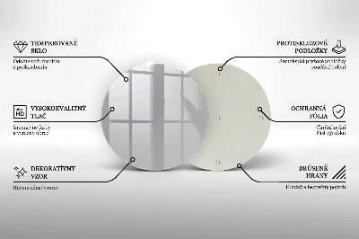 Piatto in vetro per candele di colore grigio