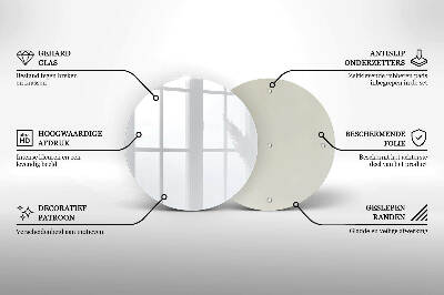 Piatto in vetro per candele di colore bianco