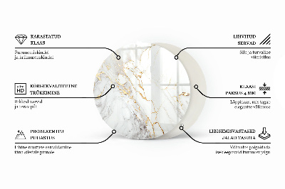 Top tavolo rotondo con finitura effetto cemento con delicati segni d'usura