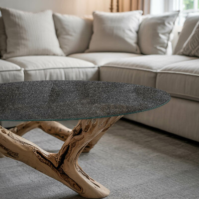 Top tavolo rotondo con texture in pietra naturale