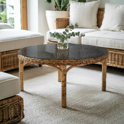 Top tavolo rotondo con texture in pietra naturale