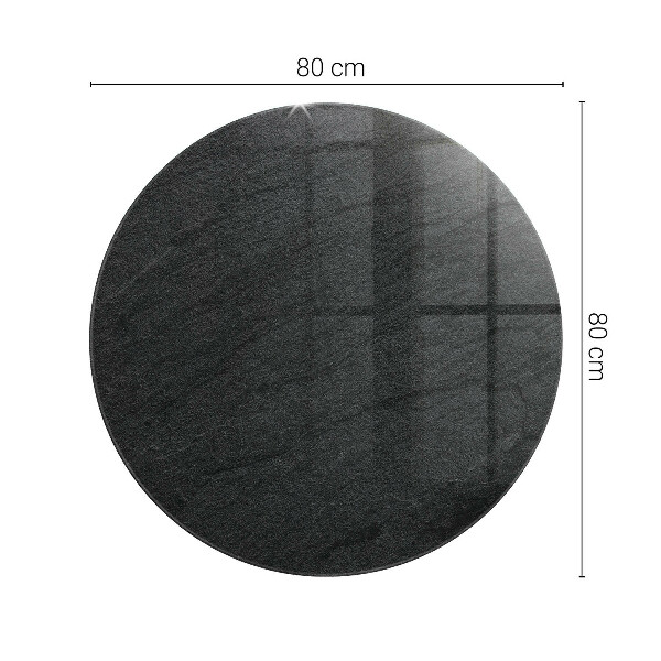 Top tavolo rotondo con texture in pietra naturale