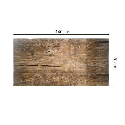 Piano in vetro per tavolo rettangolare con struttura in legno ecologico