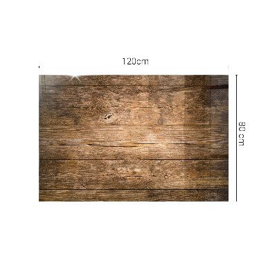 Piano in vetro per tavolo rettangolare con struttura in legno ecologico